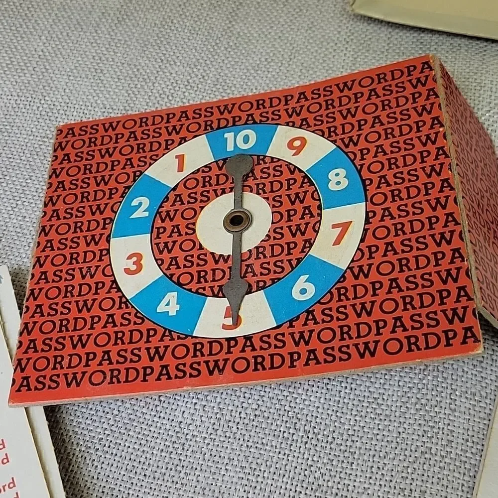 Vintage 1962 Milton Bradley Password Board Game #4260 -Volume 7. Used‎